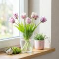 Tulips artificial parrot tulips purple bouquet with 5 flowers 40cm | Floristik24.co.uk