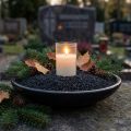 Decorative granules black 2mm - 3mm 2kg | Floristik24.co.uk