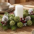 Sweetgum cones green frosted 250g | Floristik24.co.uk