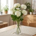 Artificial flowers decoration dahlias artificial white 50cm | Floristik24.co.uk