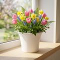 Plastic pot “Irys” White Ø17cm H14cm 1 pc | Floristik24.co.uk