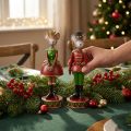Christmas mouse decoration figures 14.5cm red-green 2 pieces | Floristik24.co.uk