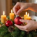Christmas ball Ø4cm red glossy/matt 24 pcs | Floristik24.co.uk