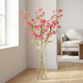 Kunstsilk Flower Stem Oncidium Orchid Decor Pink 112cm Set of 3 | Floristik24.co.uk