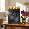 Gift Bag Gift Bag Black 18×10×23cm 1 pc | Floristik24.co.uk