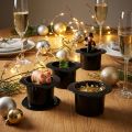 Cylinder Black 7cm 9 pcs | Floristik24.co.uk