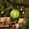 Solar Lantern with LED Garden Lantern for hanging Green 20cm | Floristik24.co.uk