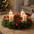 Artificial Red Berry Mini Christmas Balls on Wire 2cm 48 Pieces | Floristik24.co.uk