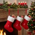 Advent calendar to fill boots felt red white 155cm | Floristik24.co.uk