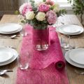 Fleece 8cm 25m Fuchsia | Floristik24.co.uk