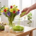 Decorative stones 9mm - 13mm apple green 2kg | Floristik24.co.uk