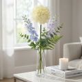 Artificial Allium Cream White Ornamental Onion Ø18cm L90cm | Floristik24.co.uk