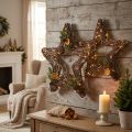 Decorative stars for hanging wall decoration willow natural 40cm 2pcs | Floristik24.co.uk