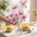 Cosmea jewelry basket purple artificial flowers summer 51cm 3pcs | Floristik24.co.uk