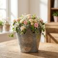 Deco crown antique look gray metal table decoration Ø12.5cm H12cm | Floristik24.co.uk
