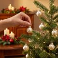 Mini Christmas tree balls glass pearl tree balls Ø2.5cm 22 pcs | Floristik24.co.uk