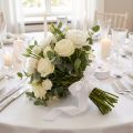 Decorative ribbon gift ribbon white polyester 40mm 50m | Floristik24.co.uk