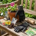 Kixx Nylon Gardening Gloves Size 10 Black | Floristik24.co.uk