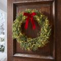 Artificial fir wreath with cones, Christmas decoration, door wreath, Ø36cm, green | Floristik24.co.uk