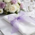Organza ribbon gift ribbon purple ribbon selvedge 25mm 50m | Floristik24.co.uk