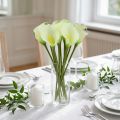 Mini Calla artificial white L 28cm 12 pcs | Floristik24.co.uk