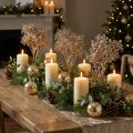 Gypsum Herb Gypsophila Artificial Plants Metallic L38cm 3pcs | Floristik24.co.uk