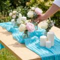 Table ribbon Crash Turquoise 100mm 15m | Floristik24.co.uk