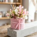 Felt ribbon 7.5cm x 5m pink | Floristik24.co.uk
