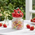 Bonboniere Glass with Lid Strawberries Cookie Jar Ø11cm H18cm | Floristik24.co.uk