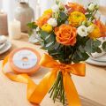 Gift and decoration ribbon 15mm x 50m Orange | Floristik24.co.uk