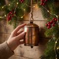 Vintage bell copper metal bell deco hanger Ø13.5cm 49cm | Floristik24.co.uk