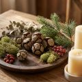 Cypress Cones Natural 3-7cm 500g Decorative Use | Floristik24.co.uk