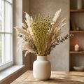 Dried Flax Stems in Olive Green 50g | Floristik24.co.uk