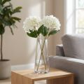 Artificial hydrangea flower for elegant, modern interior design, 80cm, 2 pieces | Floristik24.co.uk