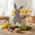 Stand table decoration Easter bunny decoration felt gray 50cm | Floristik24.co.uk
