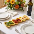 Ceramic pasta dipping bowl. Perfect serving solution for creative table settings and celebrations. 31cm | Floristik24.co.uk