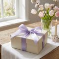 Gift and decoration ribbon 15mm x 50m light lilac | Floristik24.co.uk