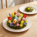 Round Decorative Plates 17 cm Apricot Set of 6 for Floral Arrangements and Table Decoration | Floristik24.co.uk