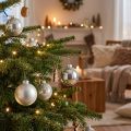 Glass ball, tree decorations, Christmas tree ball silver H8.5cm Ø7.5cm real glass 12pcs | Floristik24.co.uk