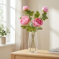 Artificial Roses Peonies Artificial in Pink L80cm 2pcs | Floristik24.co.uk