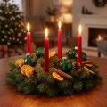 Mini Christmas balls glass green enamel Ø3cm 22 pcs | Floristik24.co.uk