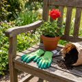 Kixx Nylon Gardening Gloves Size 10 Green | Floristik24.co.uk