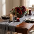 Dekovlies table runner decorative fleece table runner gray 23cm 25m | Floristik24.co.uk