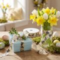 Easter gift ribbon silk ribbon Easter bunnies 25mm 18m | Floristik24.co.uk
