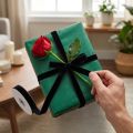 Velvet ribbon black decorative ribbon gift ribbon 20mm 10m | Floristik24.co.uk