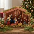 Christmas crib 30cm x 21cm x 10cm | Floristik24.co.uk
