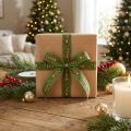 Christmas ribbon reindeer green Christmas ribbon 25mm 20m | Floristik24.co.uk