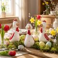 Decorative chickens Easter decoration figures ceramic decoration 15cm 3pcs | Floristik24.co.uk