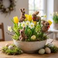 Easter bunnies on wire, assorted, 5cm - 7cm 20 pcs | Floristik24.co.uk