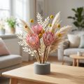 Floral foam cylinder dry floral foam grey H5cm Ø8cm 20 pcs | Floristik24.co.uk